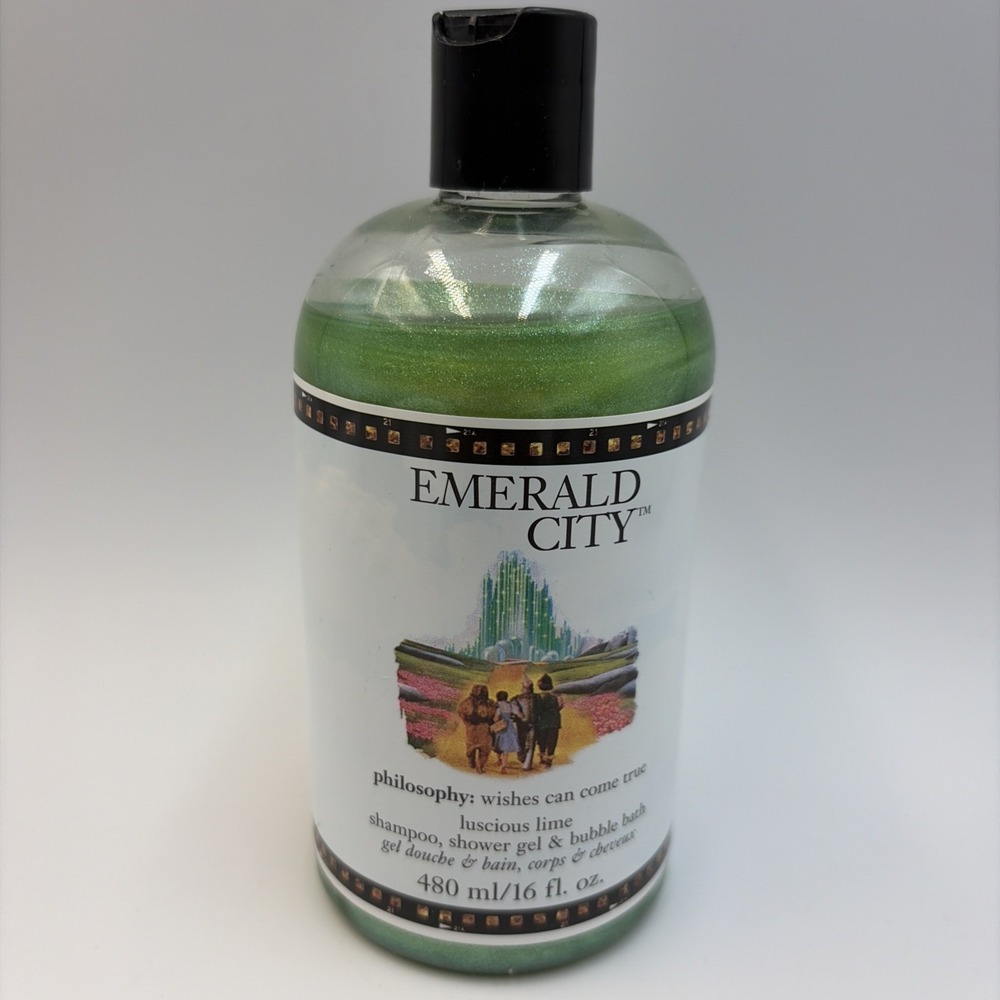 Philosophy Emerald City Luscious Lime Shampoo Shower Gel & Bubble Bath 16 fl oz